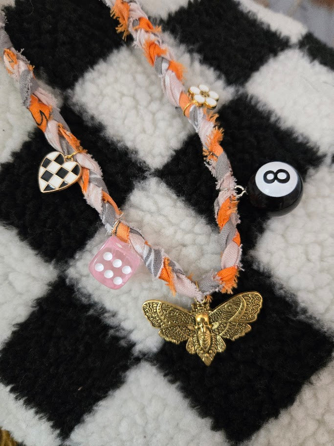 Sunset Arcade Braided Bandana Necklace