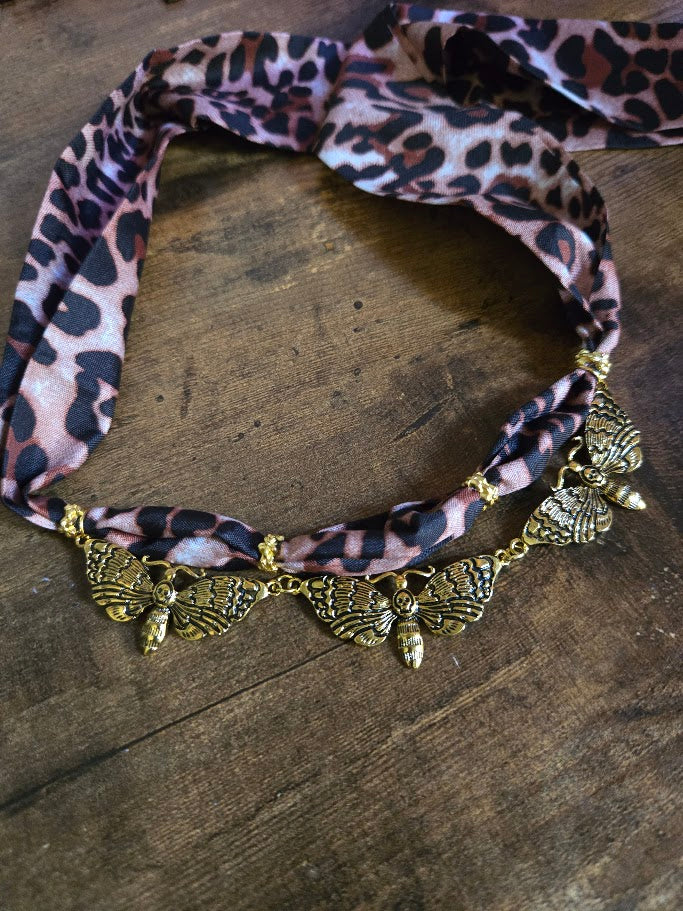 Shadow Luxe Bandana Necklace