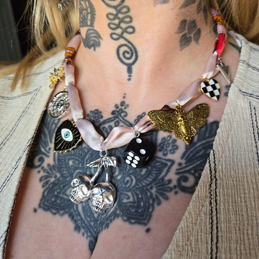 Fortune & Fate Bandana Necklace