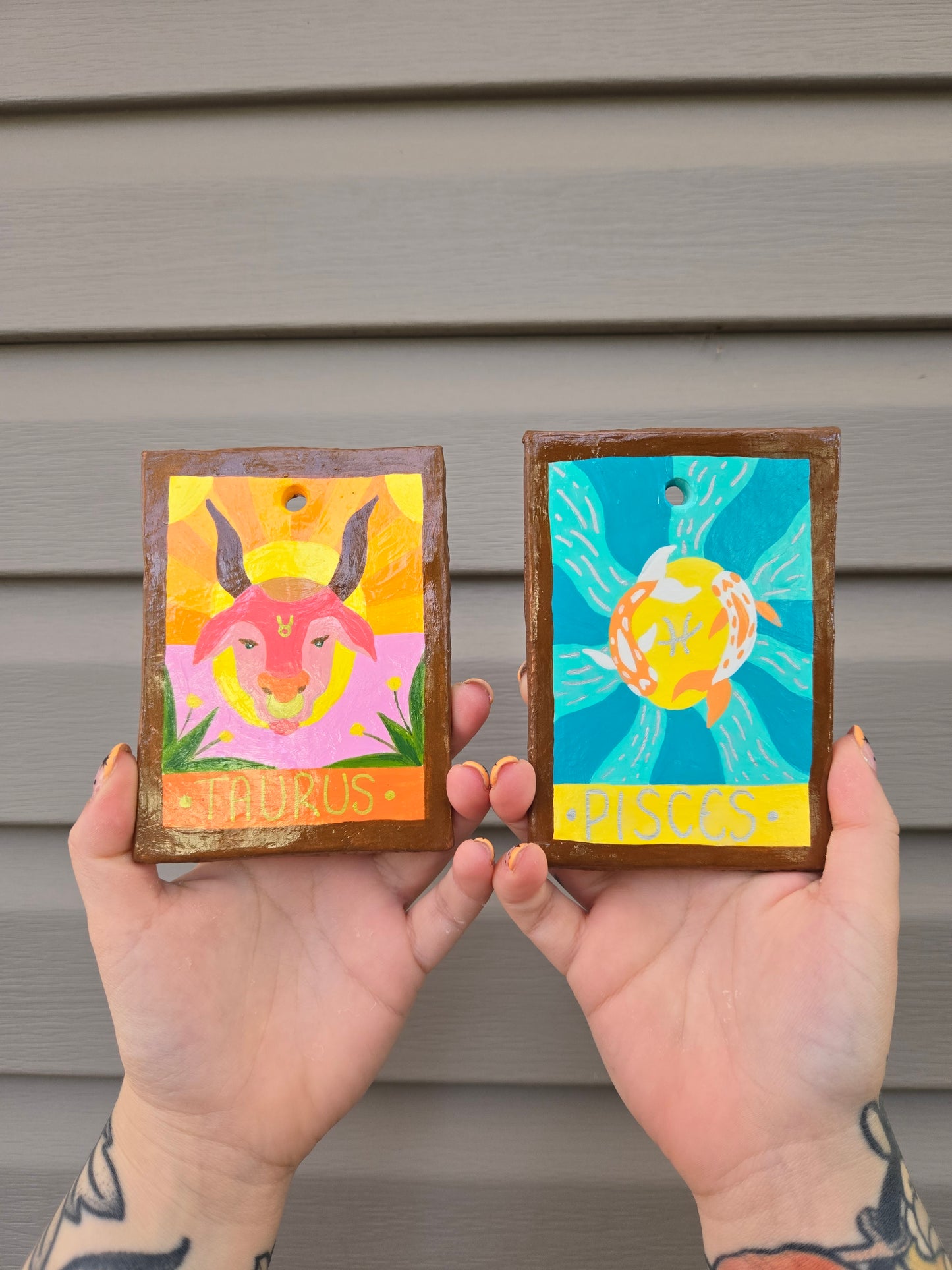 Taurus Tarot Card Wall Hanging