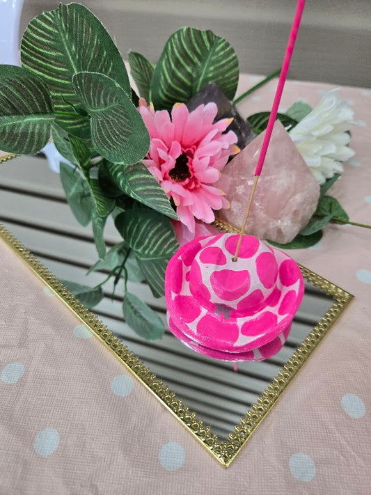 Pink Smoke Rodeo Cowboy Hat Incense Burner