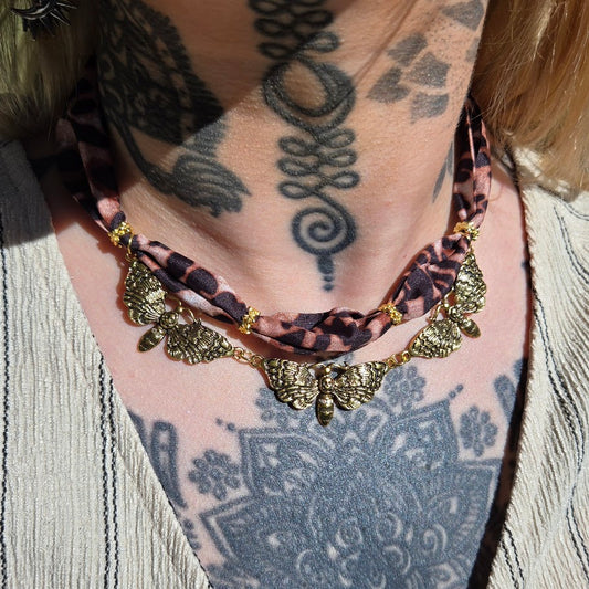Shadow Luxe Bandana Necklace