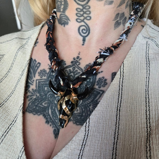Golden Graze Bandana Necklace