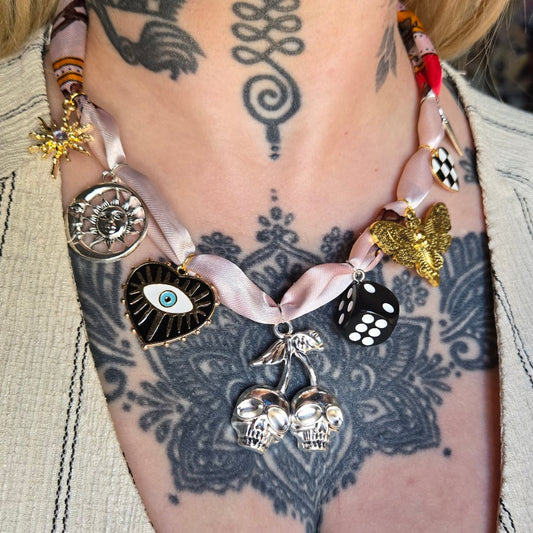 Fortune & Fate Bandana Necklace