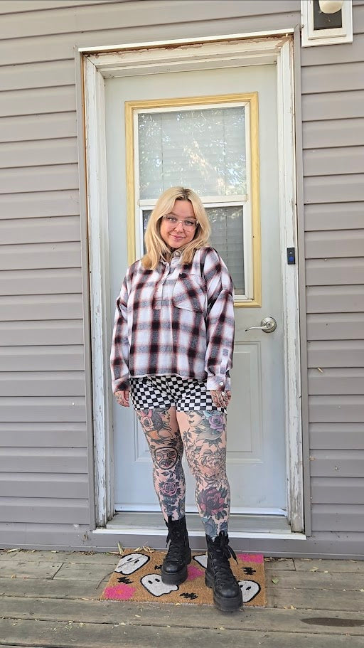 Harley Davison Flannel Pullover