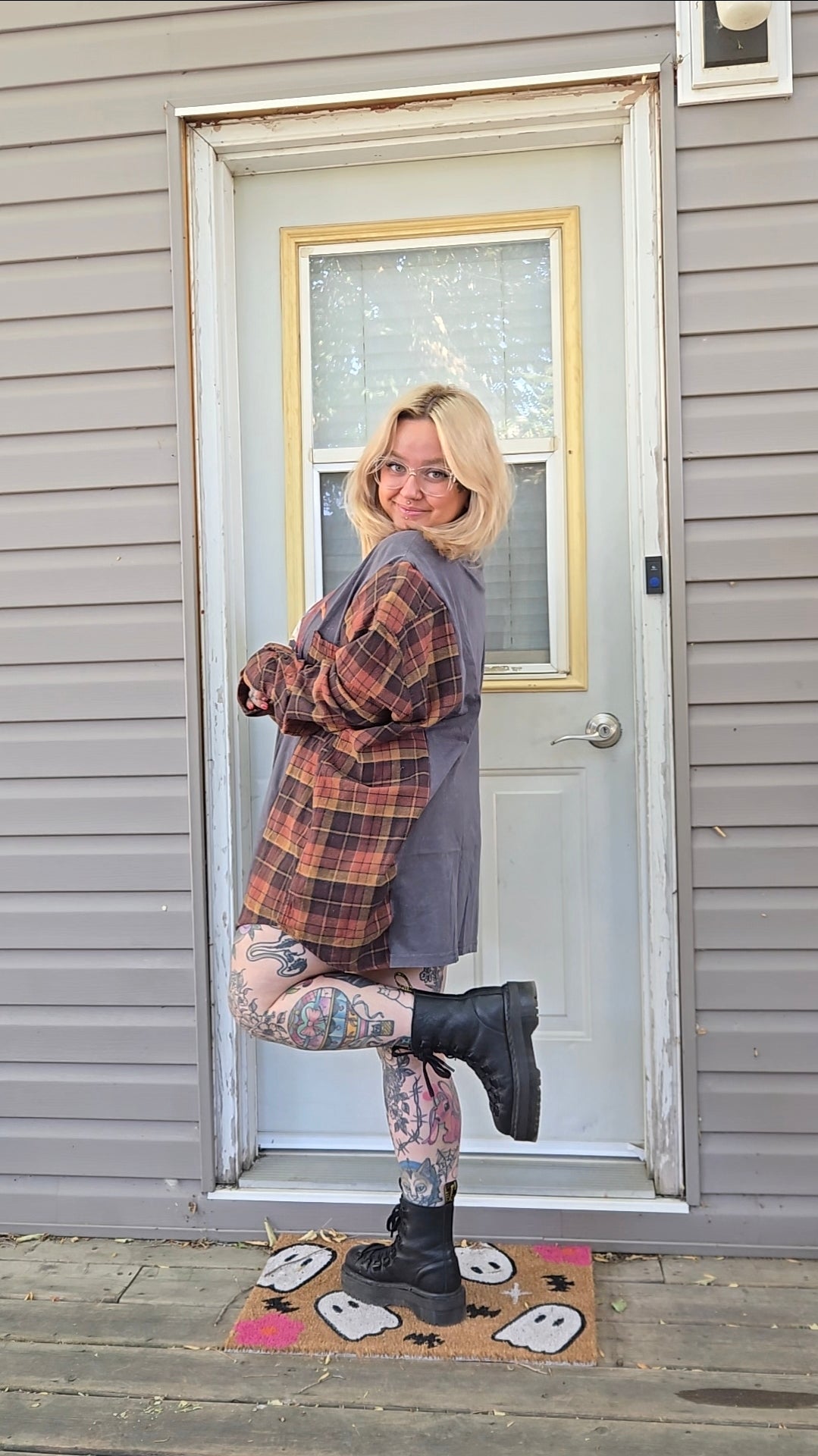 Metallica Upcycled Flannel Shirt